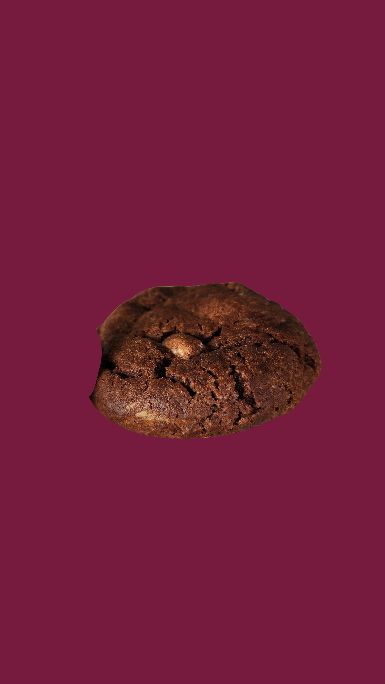 White choc chip choc cookie (GF + V)
