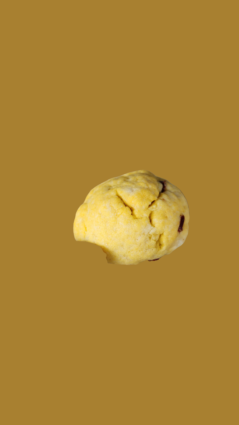 White choc cranberry cookie (GF + V)