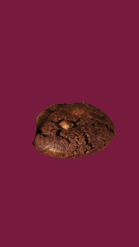 White choc chip choc cookie (GF + V)