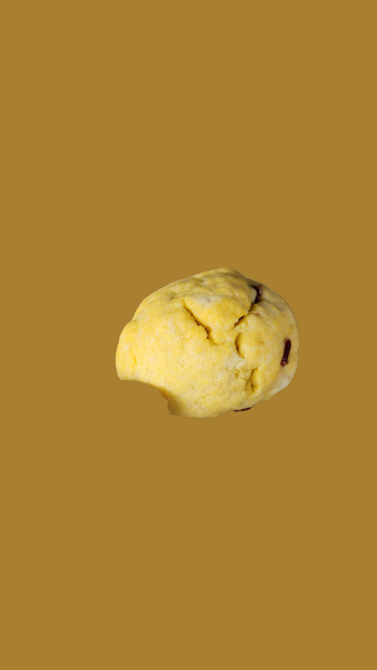 White choc cranberry cookie (GF + V)