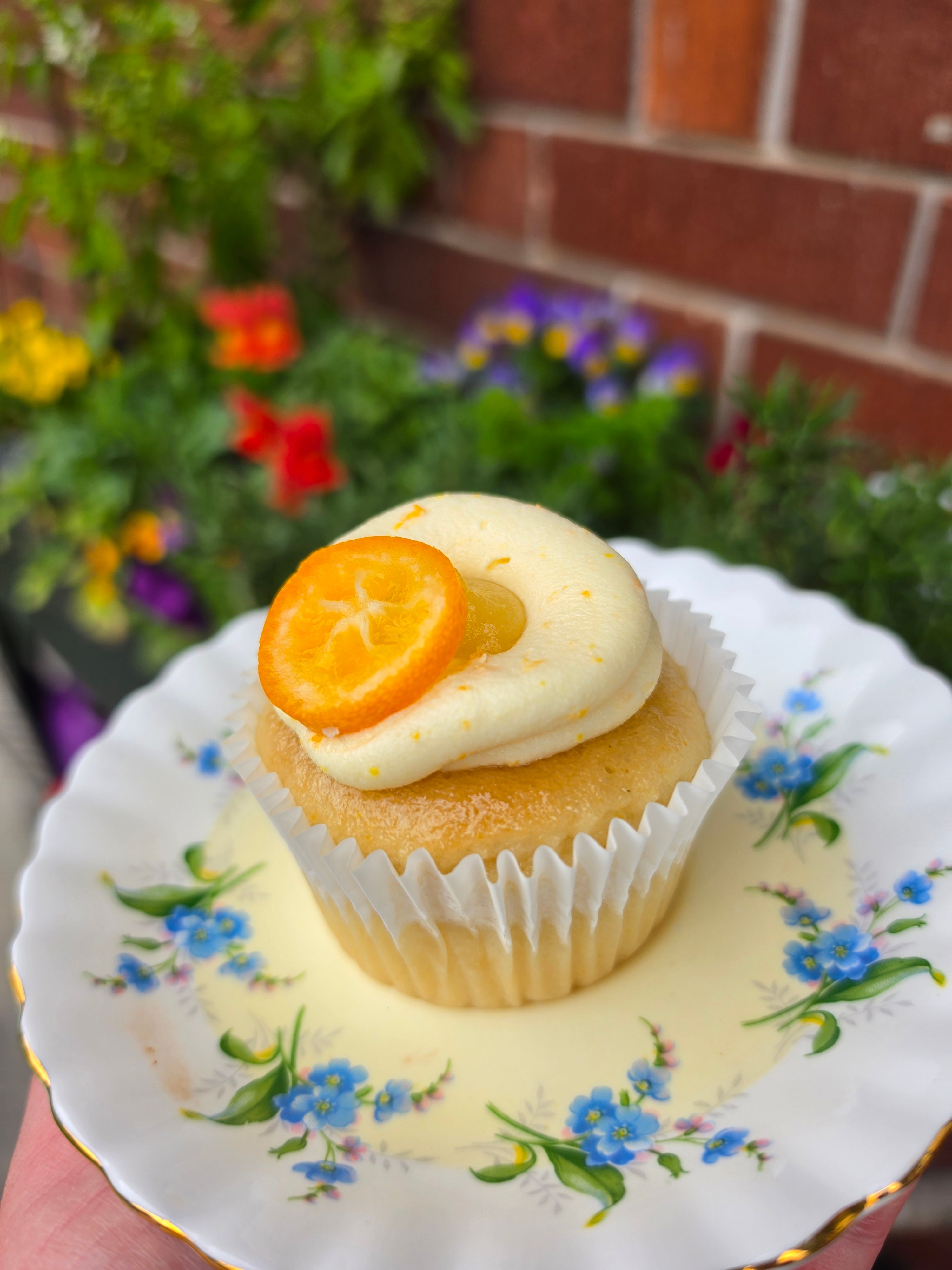 Citrus burst cupcake (GF + Vegan)