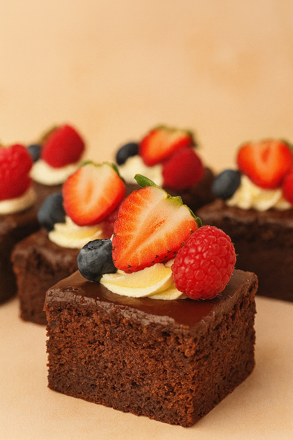 Chocolate cake slab (GF + Vegan)