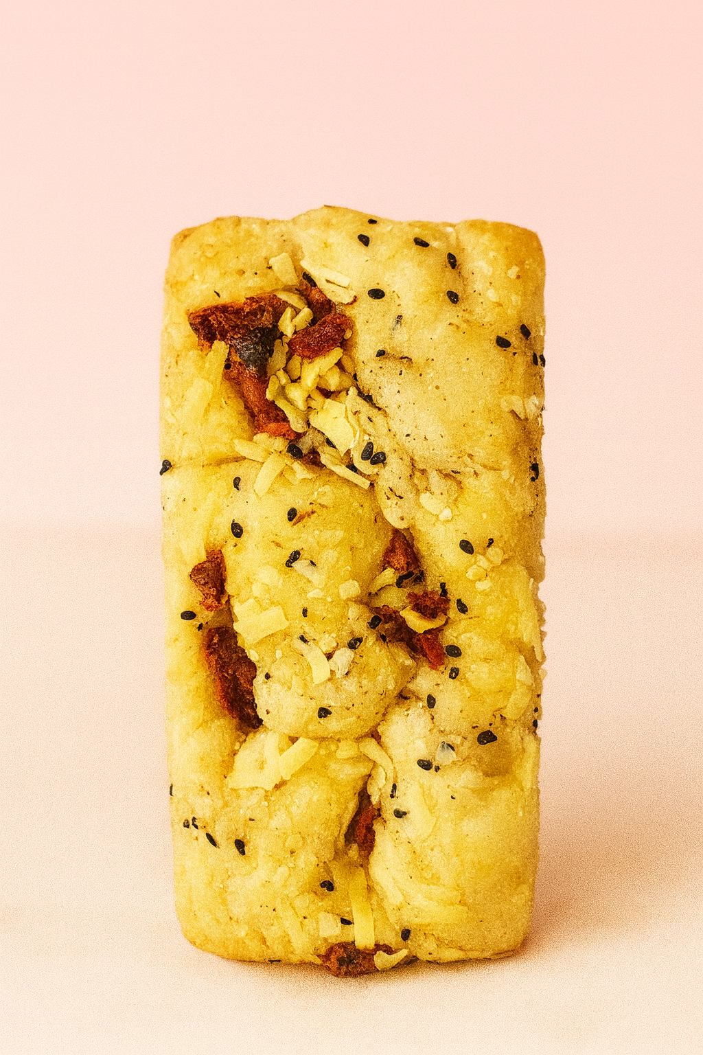 Sun dried tomato cheesy everything bagel foccacia (Vegan)