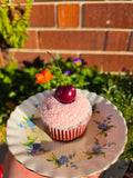 Cherry ripe cupcake (GF + Vegan)