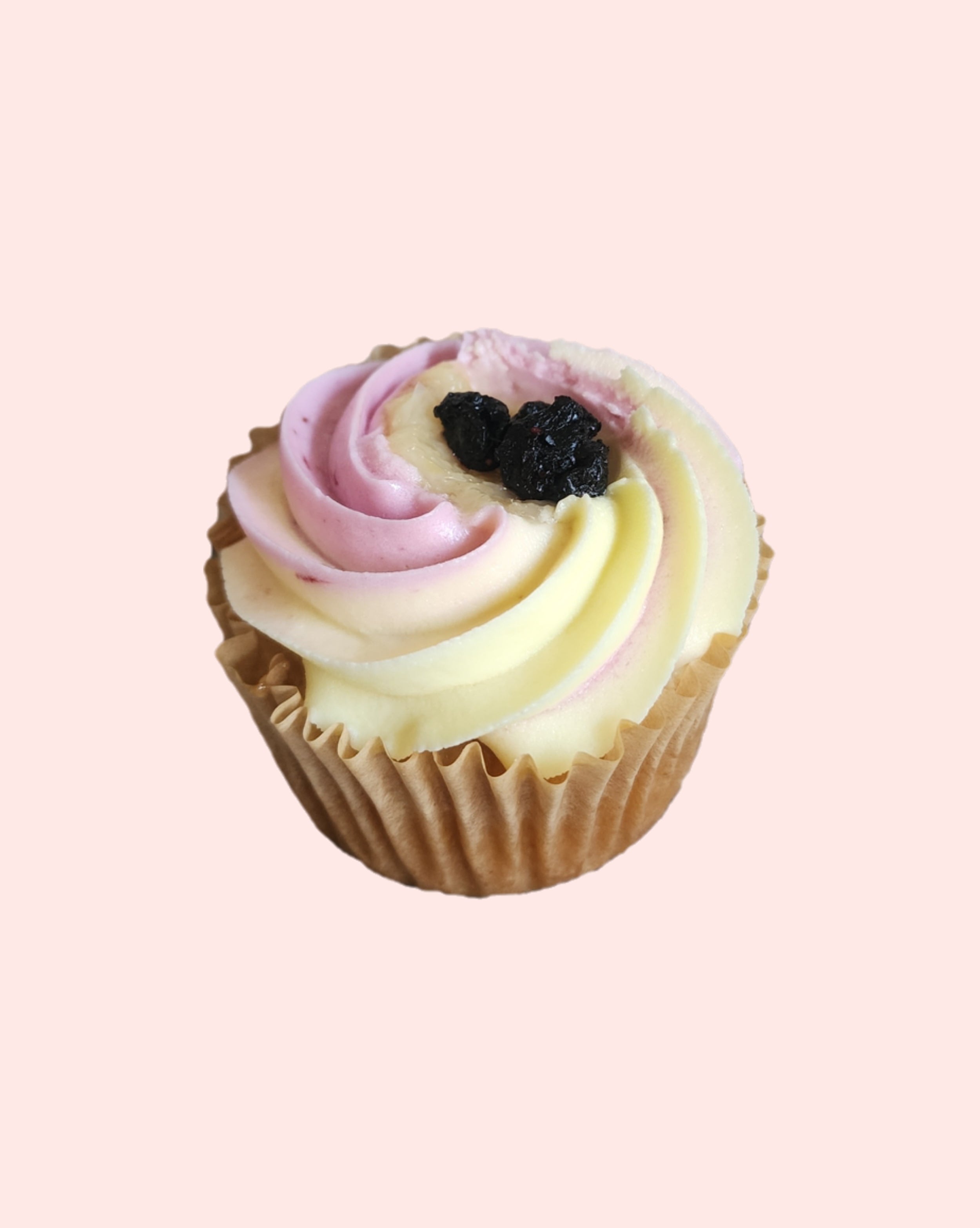 Lemon blueberry cupcake (GF + Vegan)