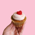 Raspberry cupcake (GF + Vegan)