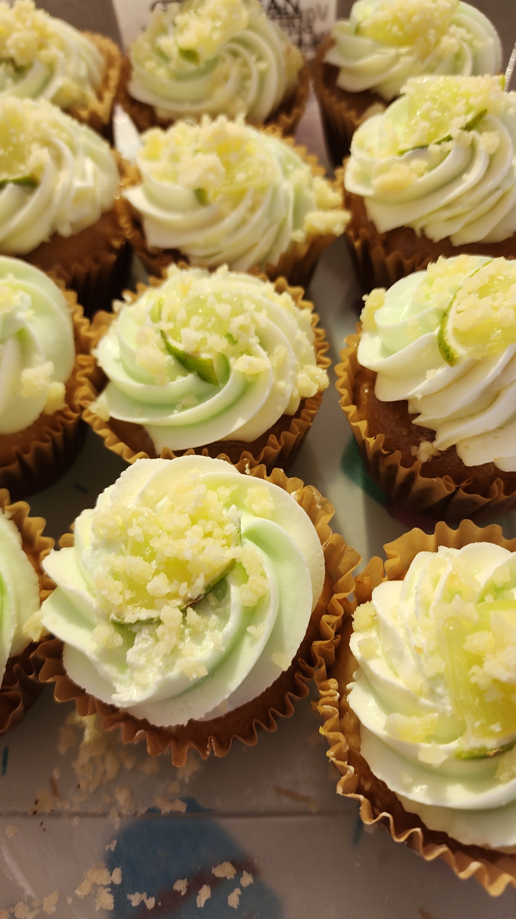 Key lime pie cupcake (GF + Vegan)