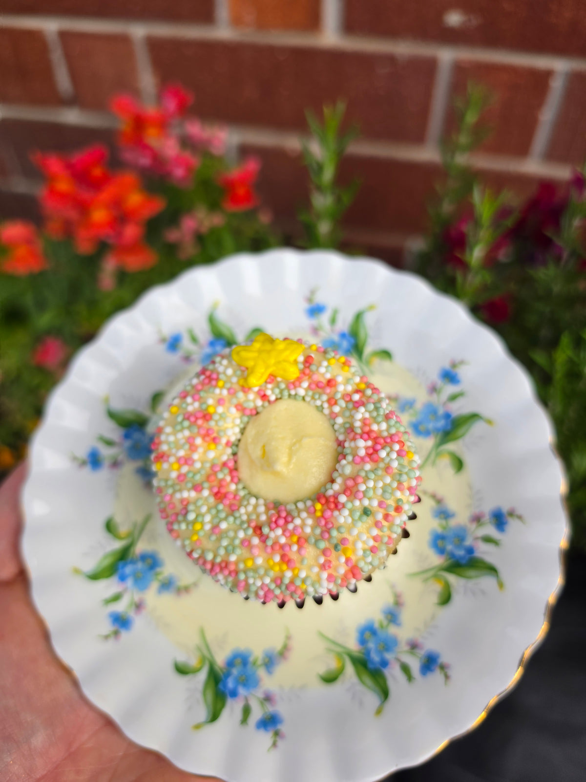 Wreath cupcake (GF + Vegan)