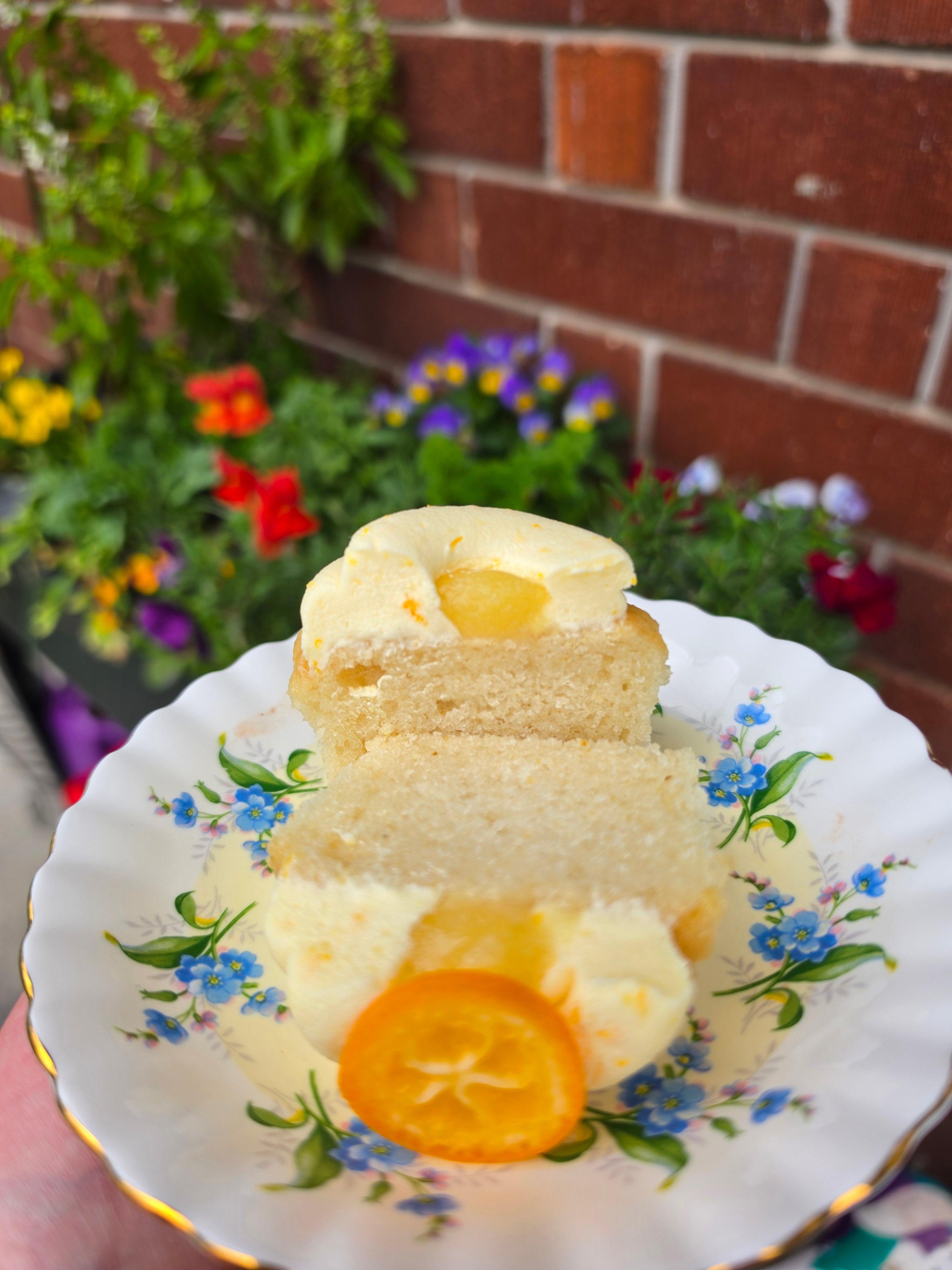 Citrus burst cupcake (GF + Vegan)