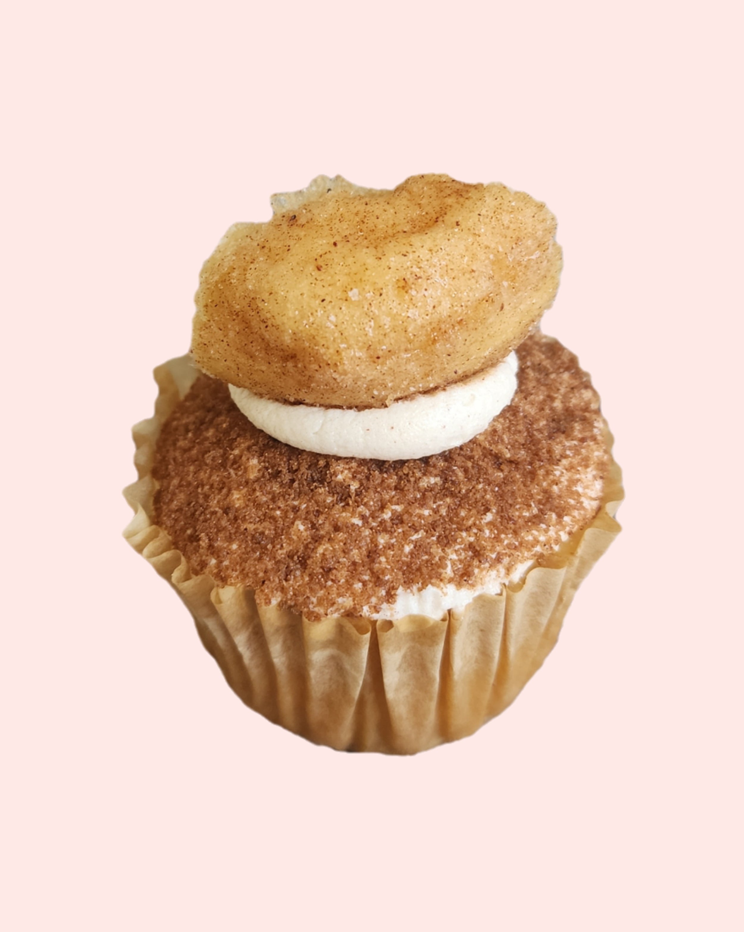 Cinnamon donut cupcake (GF + Vegan)