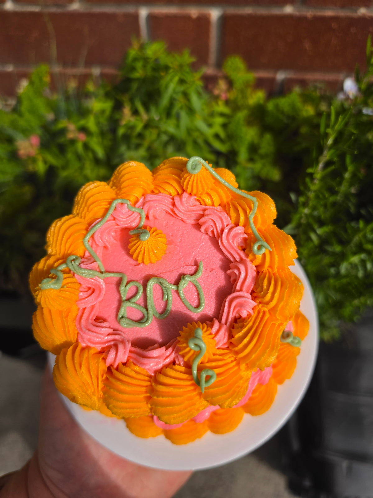 Halloween cake (GF + Vegan)
