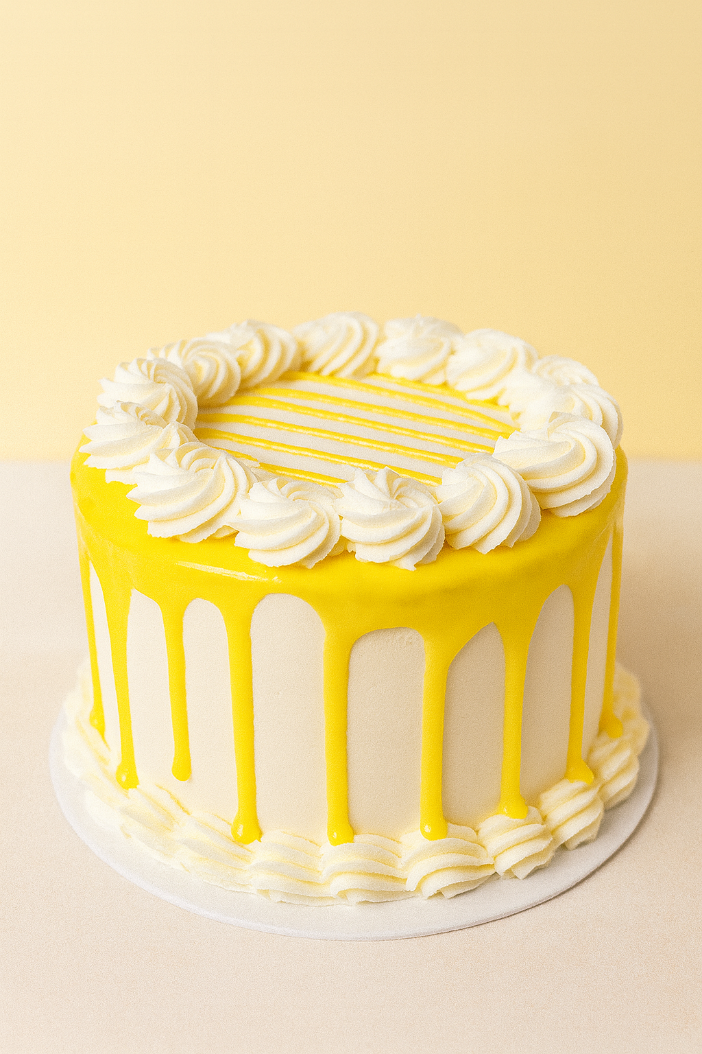 Vanilla and lemon cake (GF + Vegan)