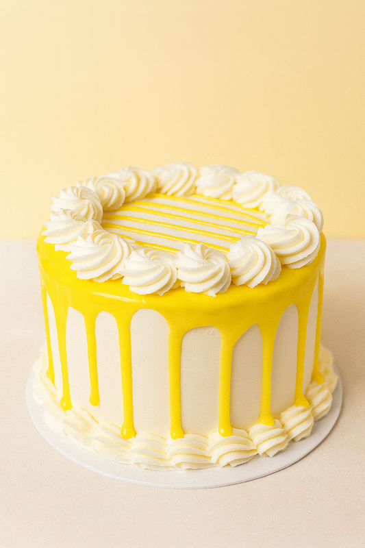 Vanilla and lemon cake (GF + Vegan)