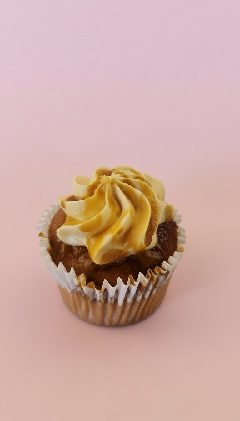 Caramel cupcake (GF + Vegan)