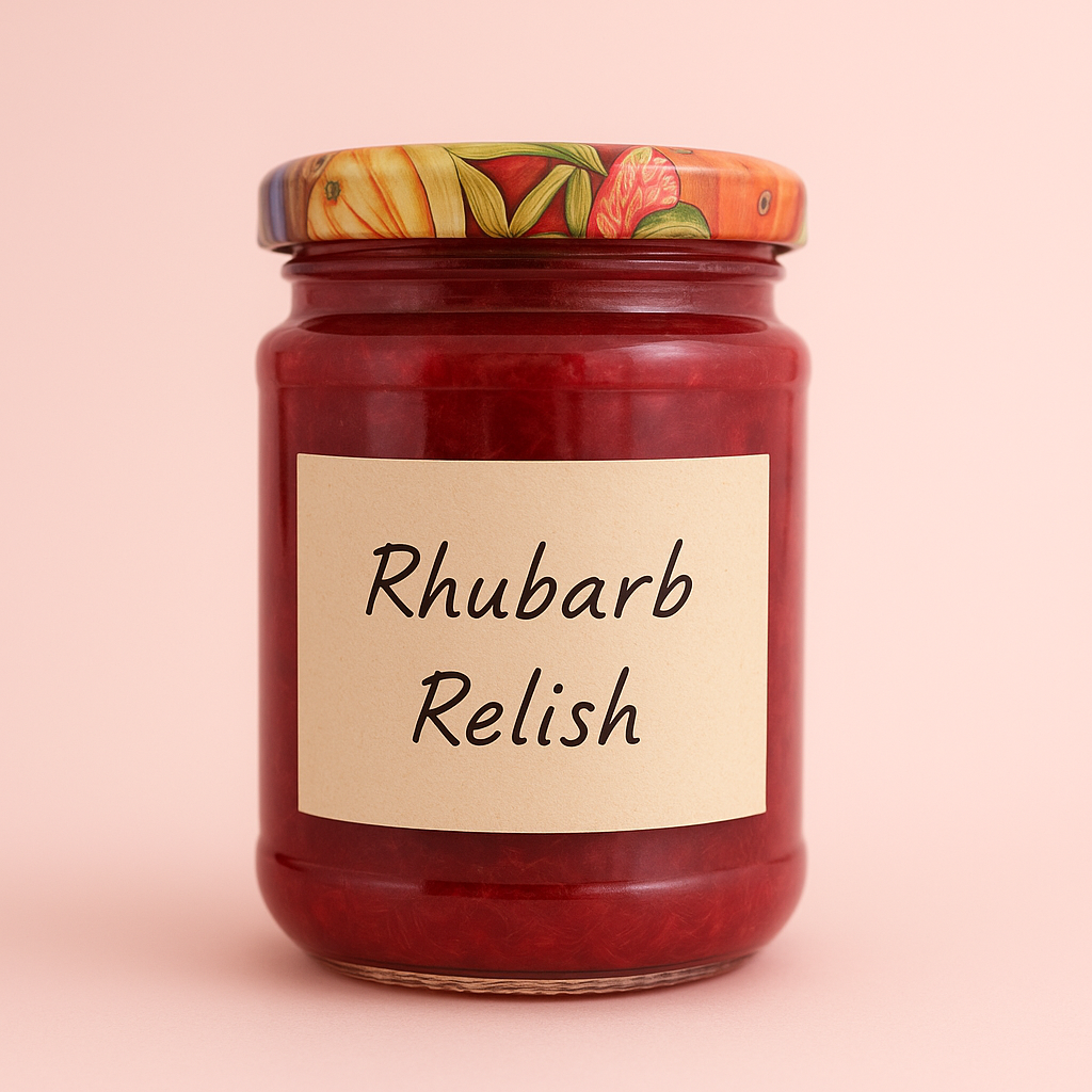 Rhubarb Relish (GF + Vegan)