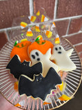 Vanilla Halloween cookies (GF + Vegan)