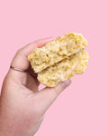 White choc chip and quinoa oats cookie (GF + Vegan)