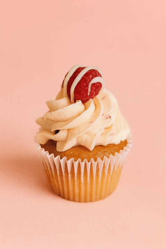Raspberry cupcake (GF + Vegan)