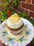 Vanilla Lemon cupcake (GF + Vegan)
