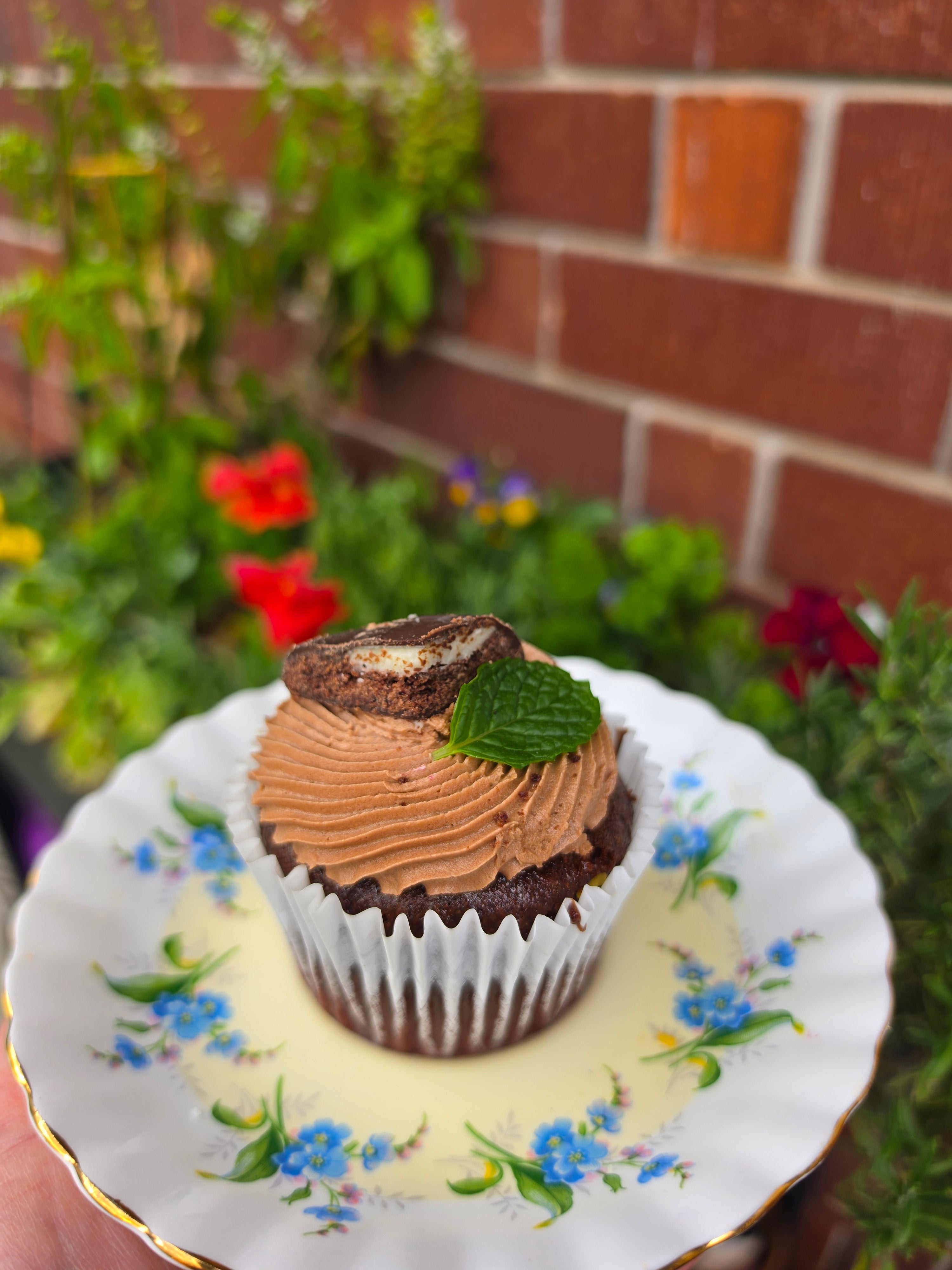 Choc mint cupcakes (GF + Vegan)