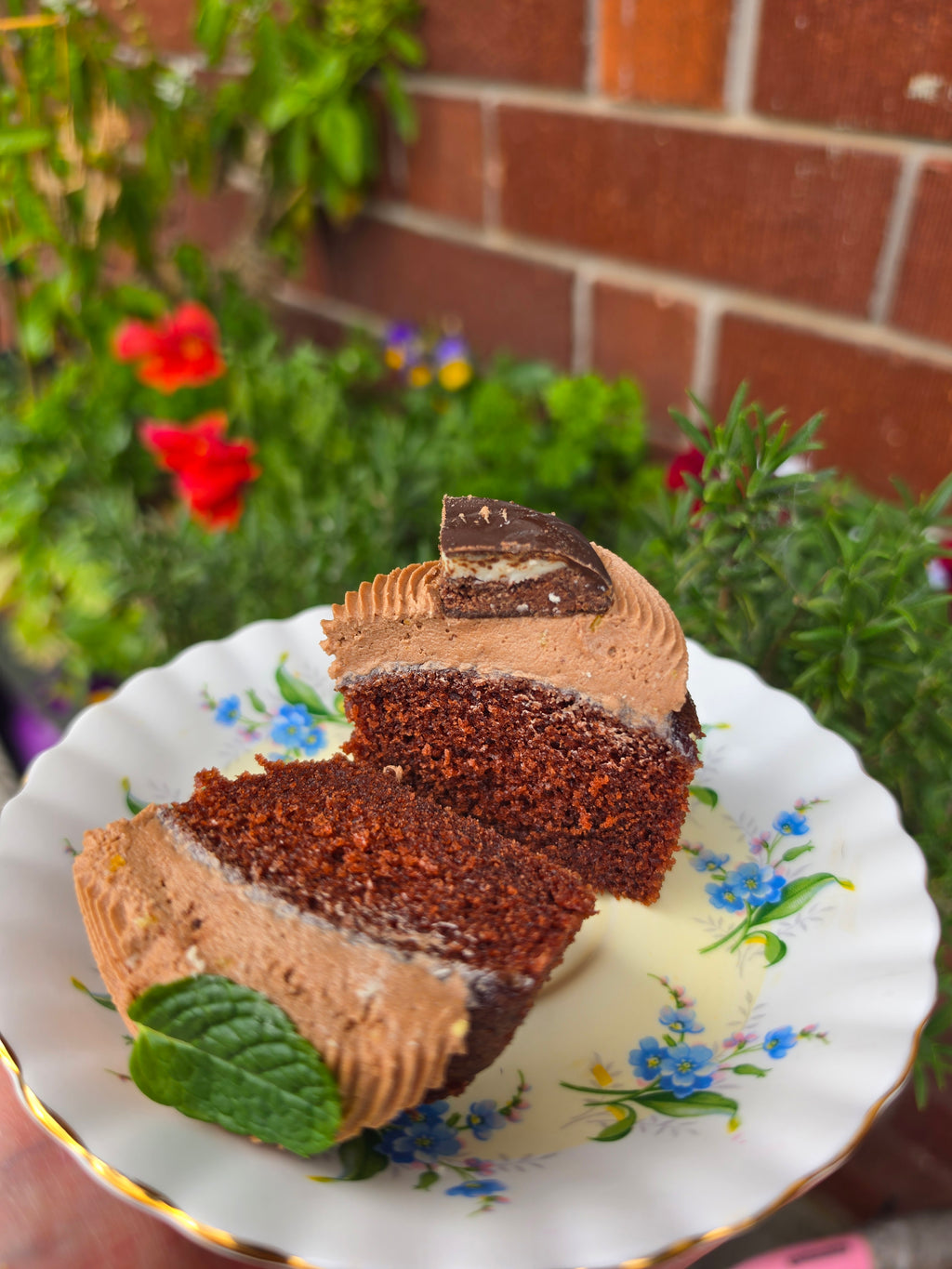 Choc mint cupcakes (GF + Vegan)