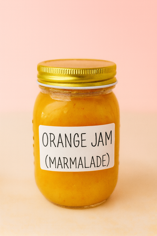 Orange jam - marmalade (GF + Vegan)