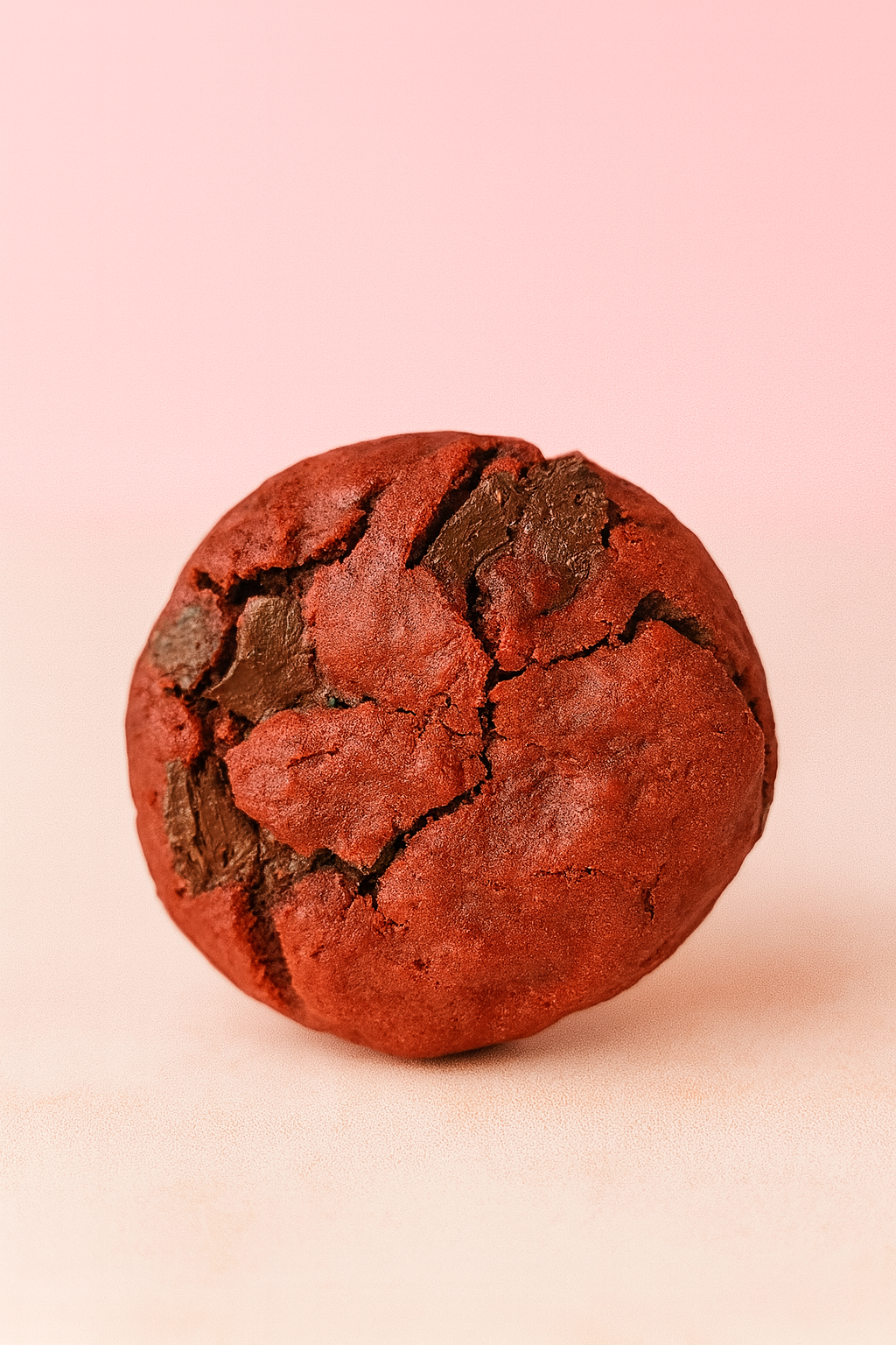 Red velvet chocolate chip cookie (GF + Vegan)