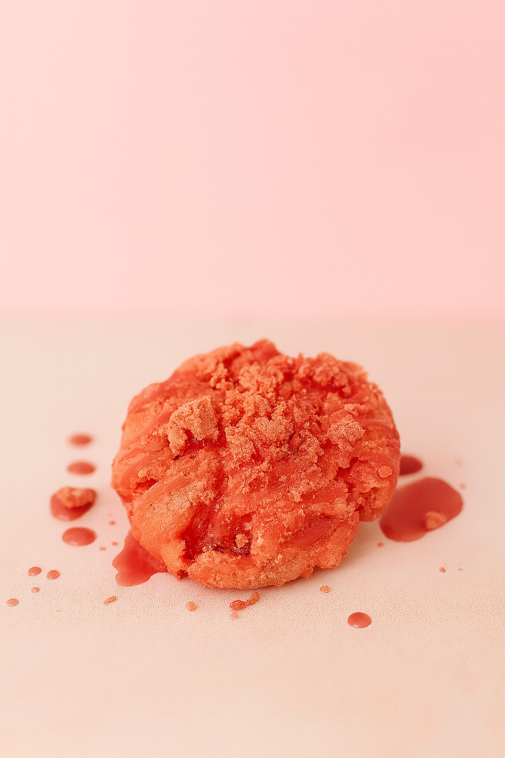 Strawberry shortcake cookie (GF + Vegan)