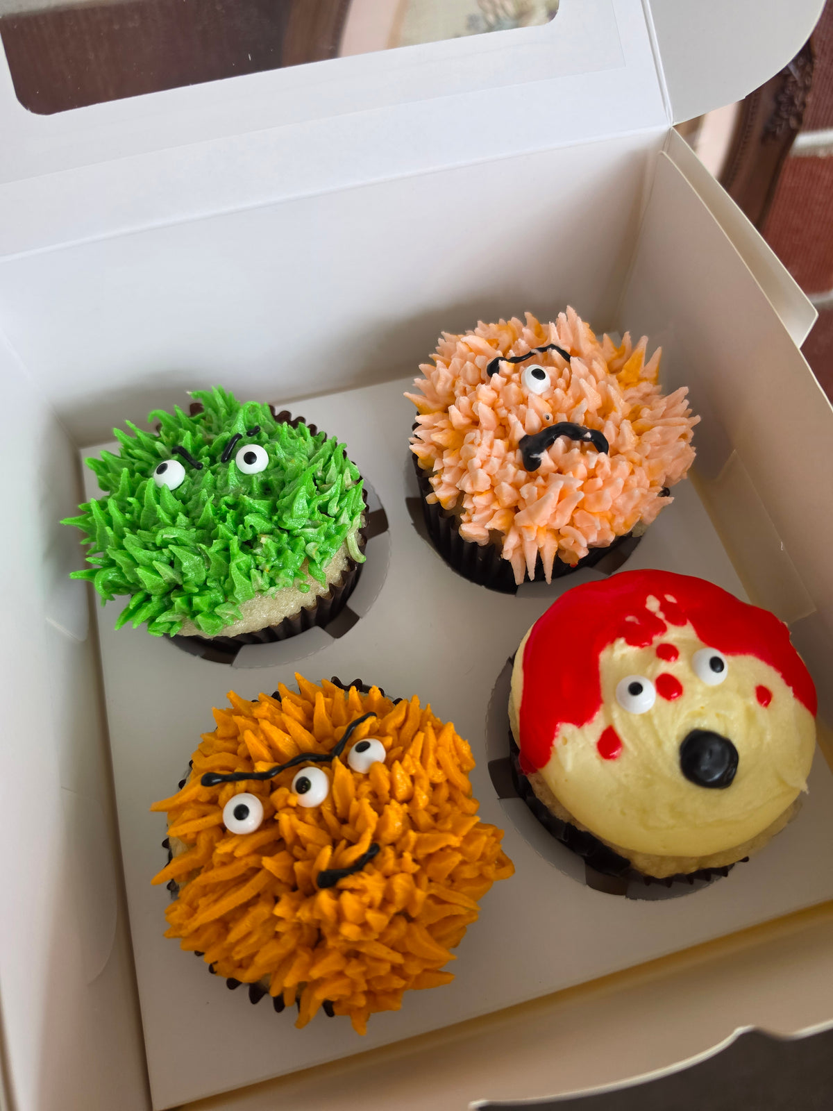 Monster cupcakes (GF + Vegan)