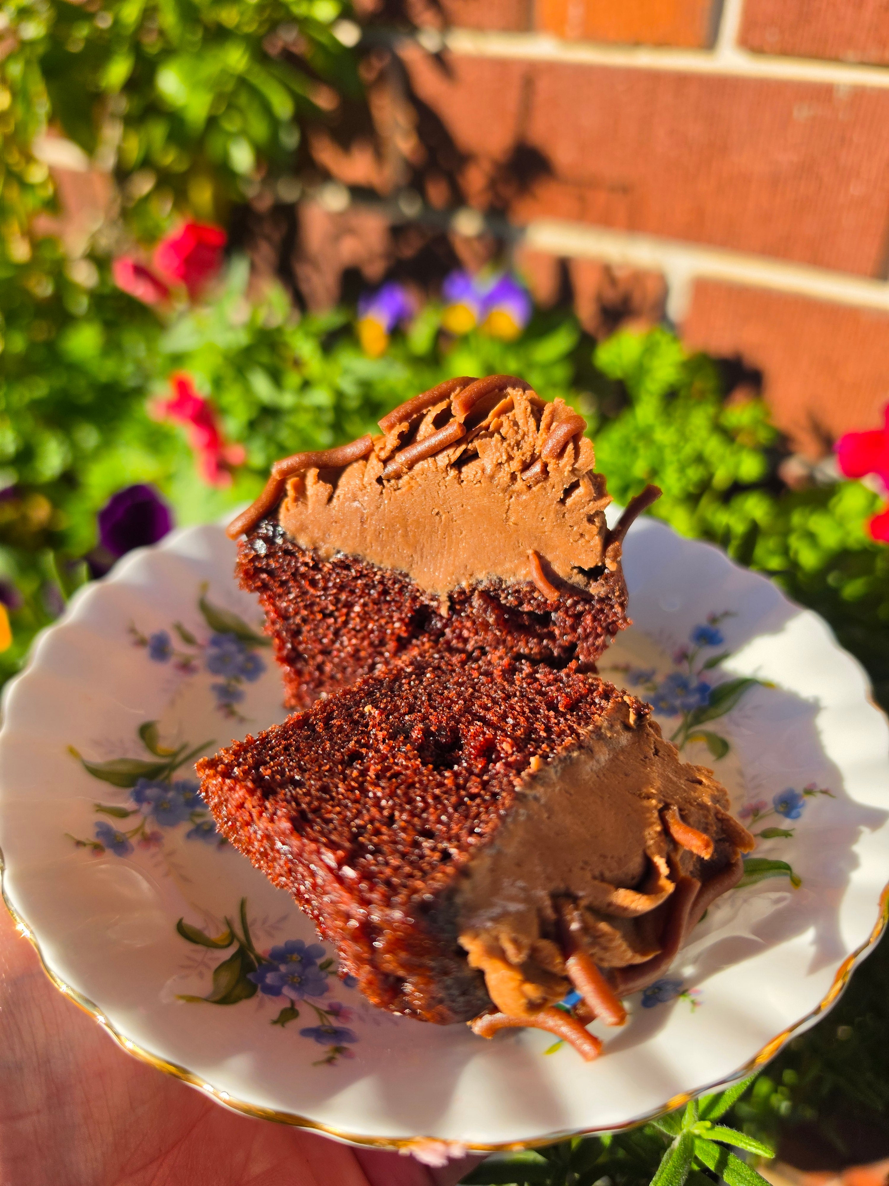 Triple choc cupcake (GF + Vegan)