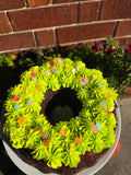 Christmas wreath bundt cake