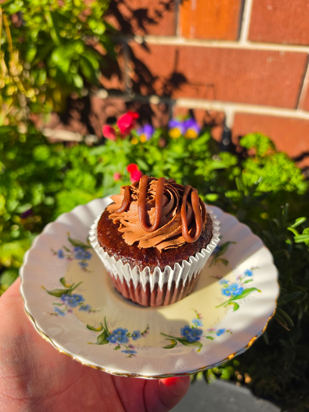 Triple choc cupcake (GF + Vegan)